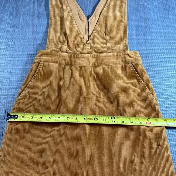 Frank & Oak Pinafore Corduroy Dress 100% cotton XS - Picture 9 of 10
